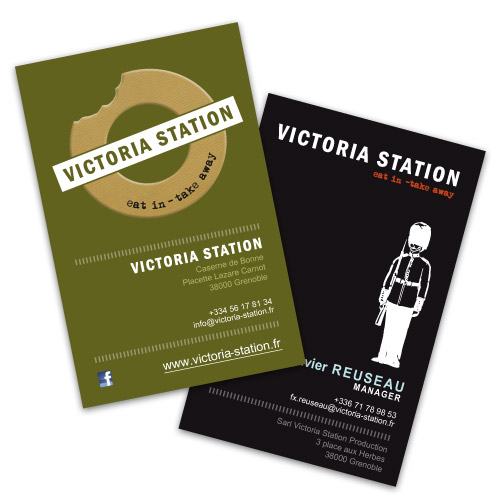 carte de visite victoria station